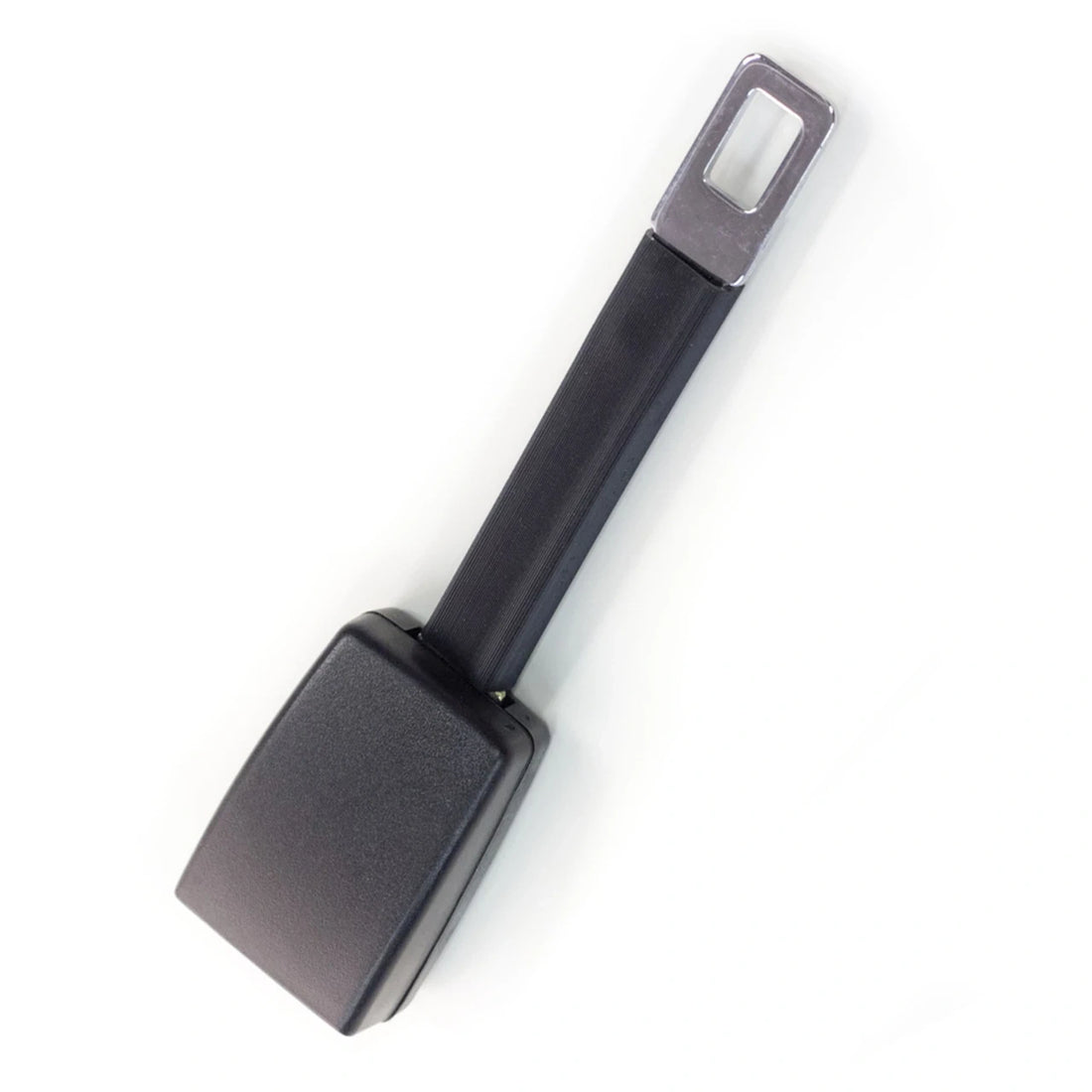 Abarth 124 rigid seat belt extender black buckle with metal tongue