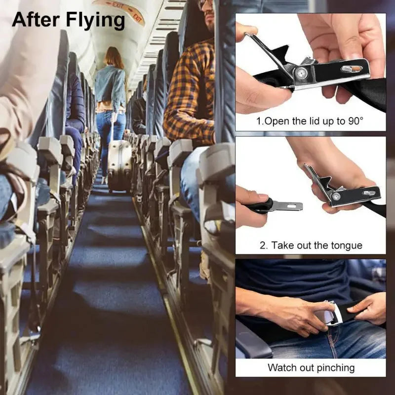 Universal Aircraft Seat Belt Extender | Double Plug | BQB Certified