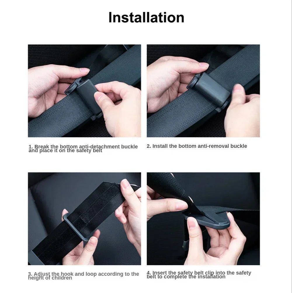Seatbelt Adjuster for Kids | Child Shoulder Guard Buckle Safety
