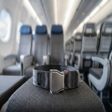 Airplane seat belt extender collection – aviation approved buckle extension for flights