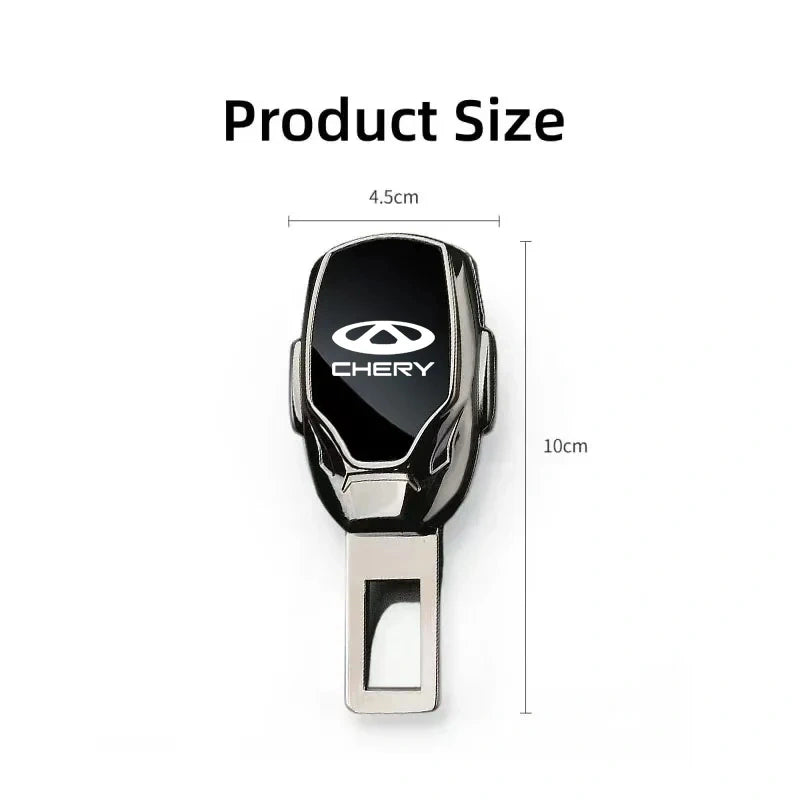 Glossy Chery metal seat belt clip extender for Tiggo models