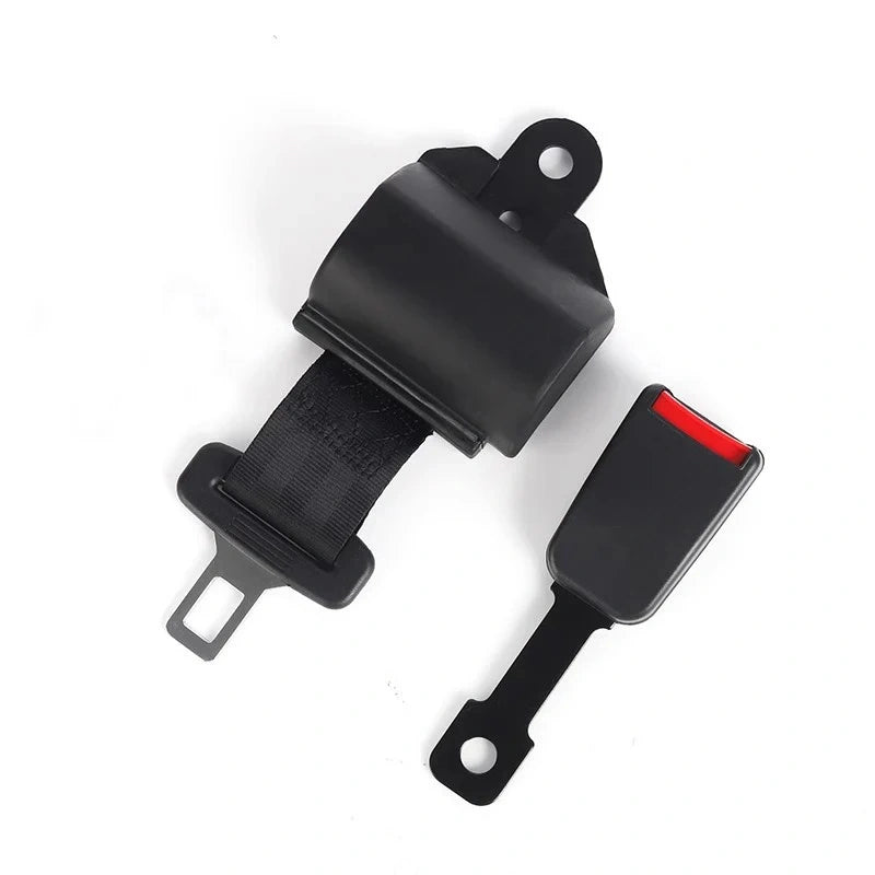 eat belt extender adapter with red release button and heavy-duty locking buckle