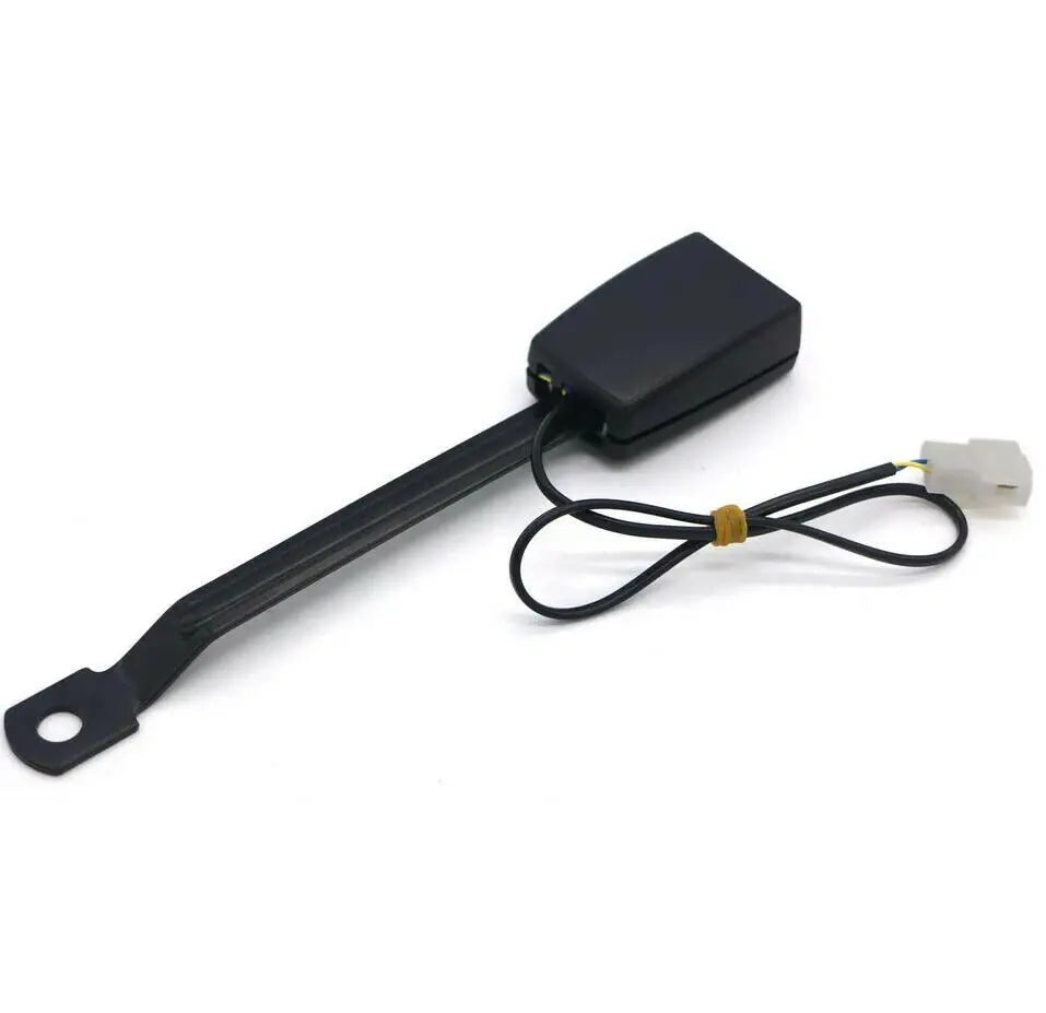 Universal Type A car seat belt buckle socket with mounting arm and 2-wire sensor harness